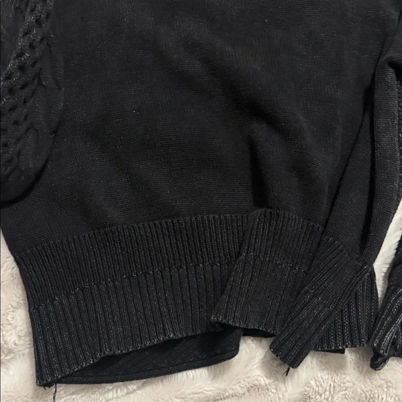 Gilded Intent Black/grey Women's Sweater - Picture 10 of 12